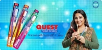 Ajay Quest Premium Hard Toothbrush  - Red