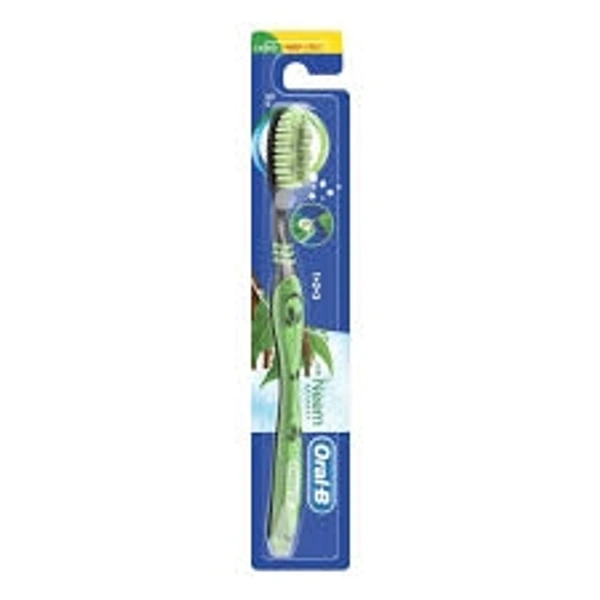 Oral-b 123 With Neem Extract Medium Toothbrush 