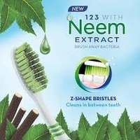 Oral-b 123 With Neem Extract Medium Toothbrush 