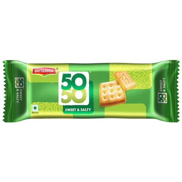 Britannia 50-50 Sweet&Salty Biscuit - 30rs