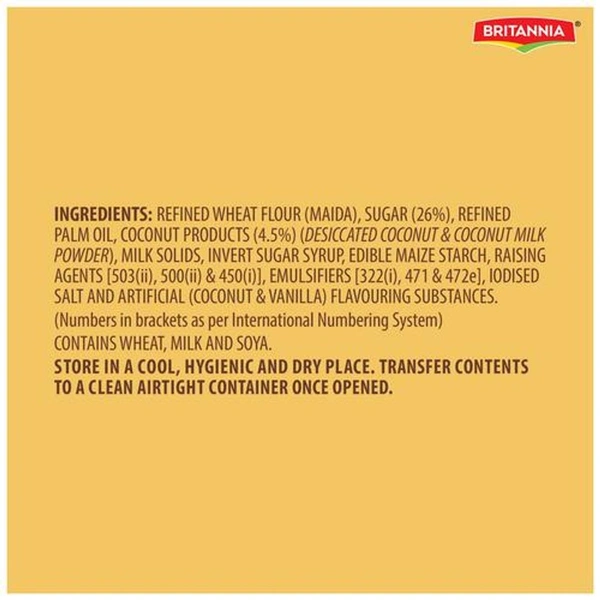 Britannia Nice Time Sugar Showered Coconut Biscuit - 25rs