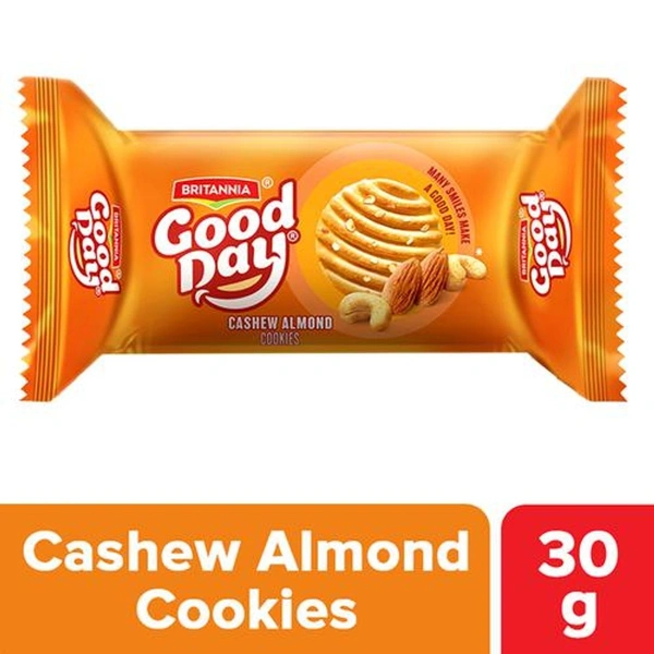 Britannia Good Day Cashew Cookies Biscuit  - 5rs(Pack Of 12Pcs)