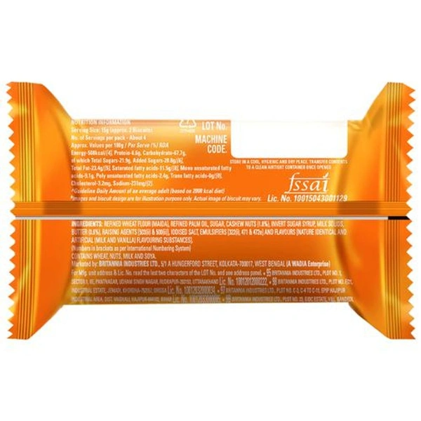 Britannia Good Day Cashew Cookies Biscuit  - 5rs(Pack Of 12Pcs)