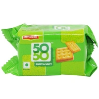 Britannia 50-50 Sweet&Salty Biscuit - 5rs(Pack Of 12Pcs)