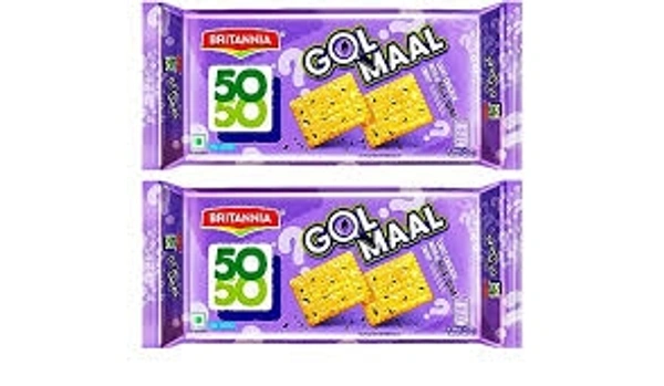 Britannia 50-50 Gol Maal Biscuit  - 10rs