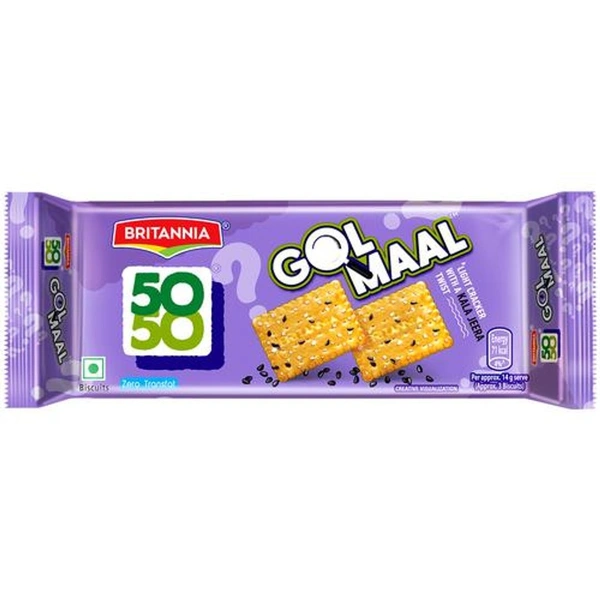 Britannia 50-50 Gol Maal Biscuit  - 10rs