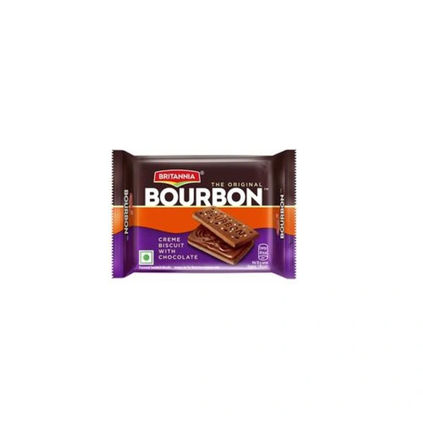 Britannia Bourbon Creme Biscuit With Chocolate  - 10rs