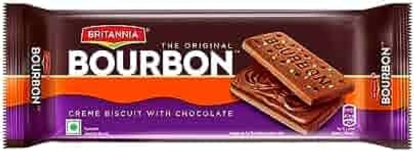 Britannia Bourbon Creme Biscuit With Chocolate  - 40rs