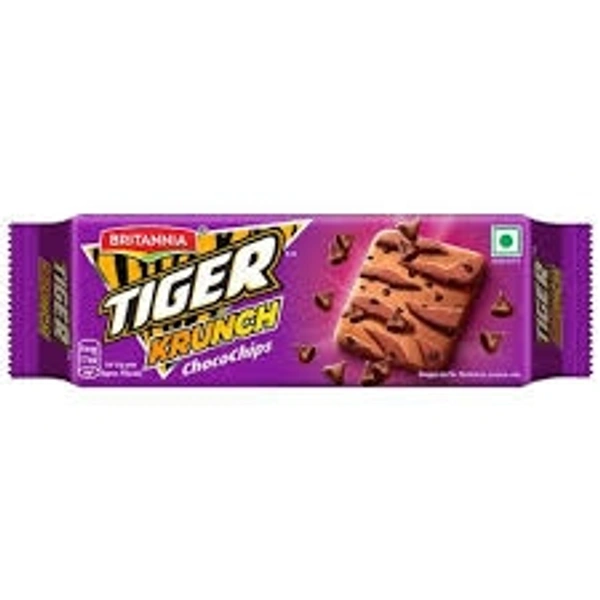 Britannia Tiger Krunch Chocochips Biscuit - 10rs