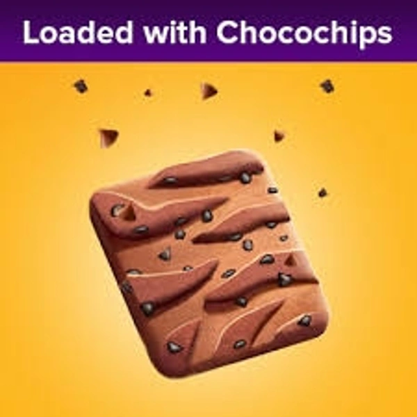 Britannia Tiger Krunch Chocochips Biscuit - 10rs