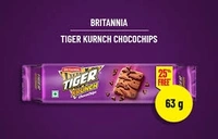 Britannia Tiger Krunch Chocochips Biscuit - 10rs