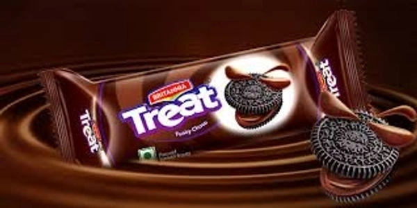 Britannia Treat Funky Choco Biscuit - 10rs