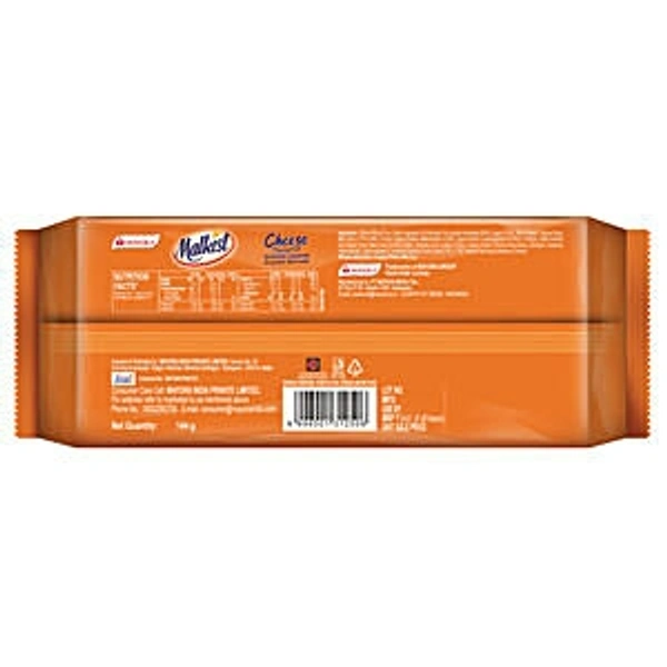 Mayora Malkist Cheese Flavoured Crunchy Layered Cracker Biscuits  - 50rs