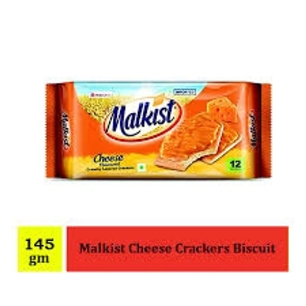 Mayora Malkist Cheese Flavoured Crunchy Layered Cracker Biscuits  - 50rs