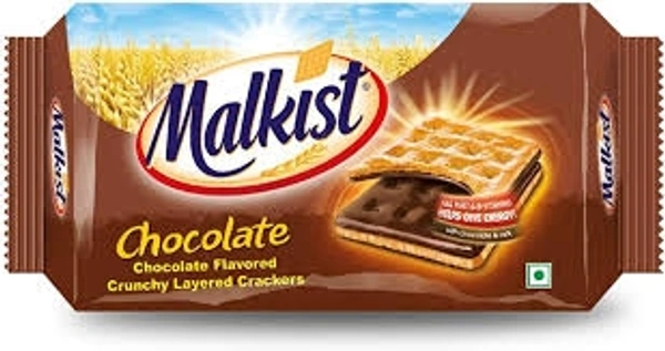 Mayora Malkist chocolate Flavoured Crunchy Layered Cracker Biscuits  - 25rs