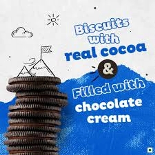 Oreo Choco Creme Flavoured Chocolatey Sandwich Biscuits - 20rs