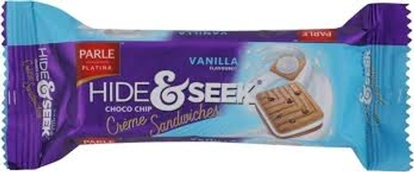 Parle Hide&Seek Vanilla Flavored Creme Sandwiches Biscuits  - 30rs