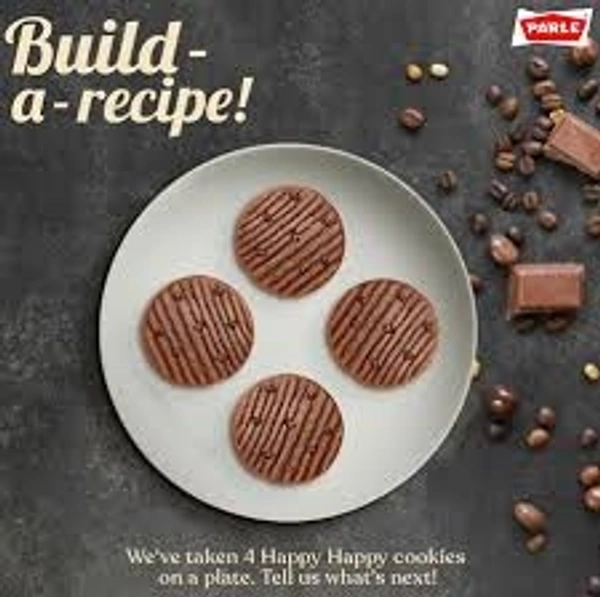 Parle Happy Happy Choco-chip Cookies  - 10rs
