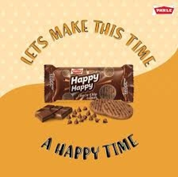 Parle Happy Happy Choco-chip Cookies  - 10rs