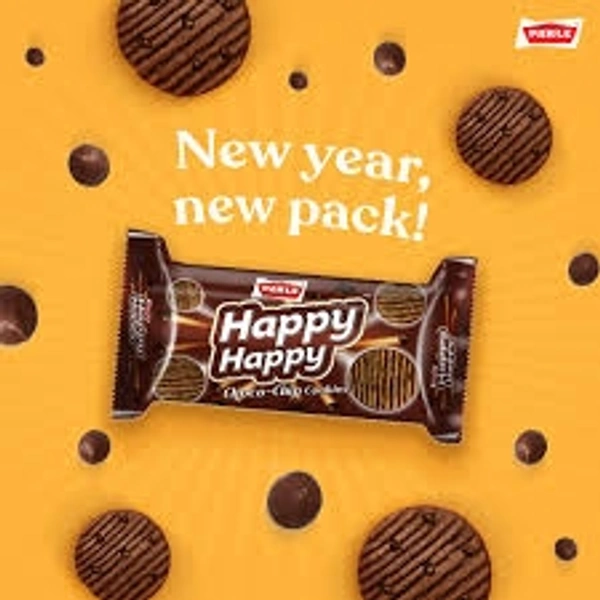 Parle Happy Happy Choco-chip Cookies  - 10rs