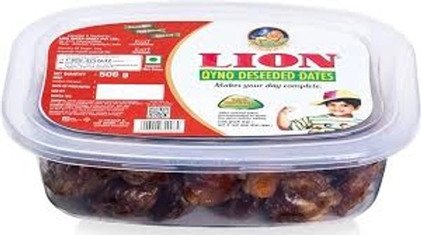 Lion Qyno Deseesed Dates Jar - 500g
