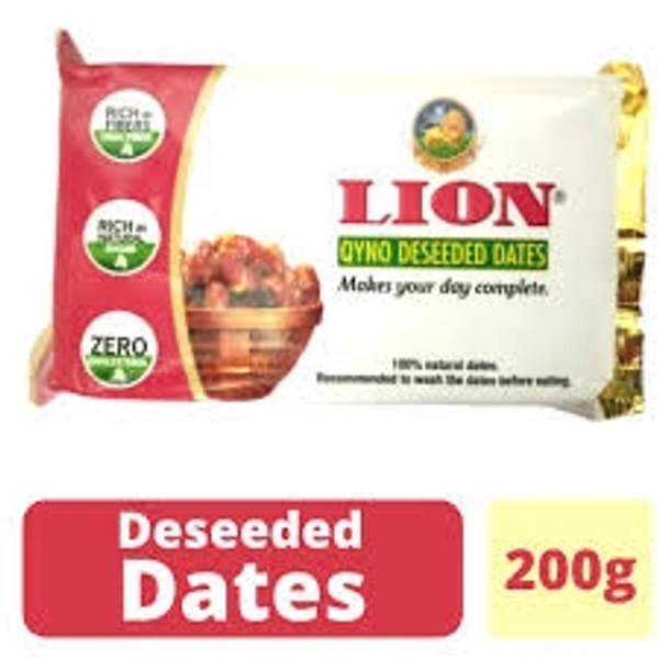 Lion Qyno Deseeded Dates - 200g