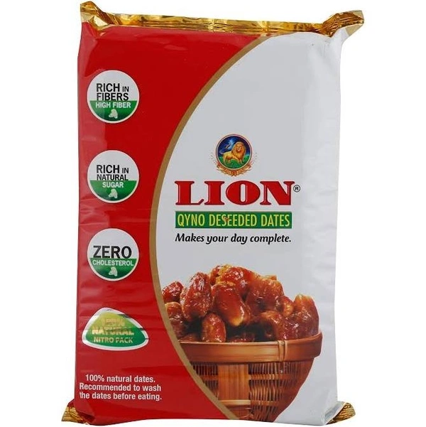 Lion Qyno Deseeded Dates - 500g