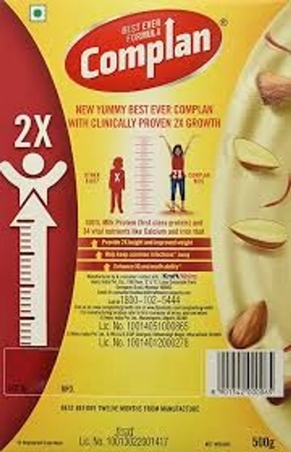 Complan Kesar Badam Flavour - 500g(Packet)
