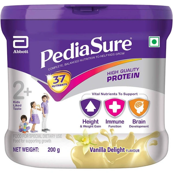 PediaSure Vanilla Delight Flavour  - 200g(Jar)