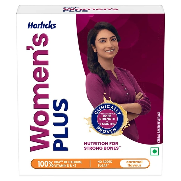 Horlicks Women's Plus Caramel Flavour - 200g(Packet)