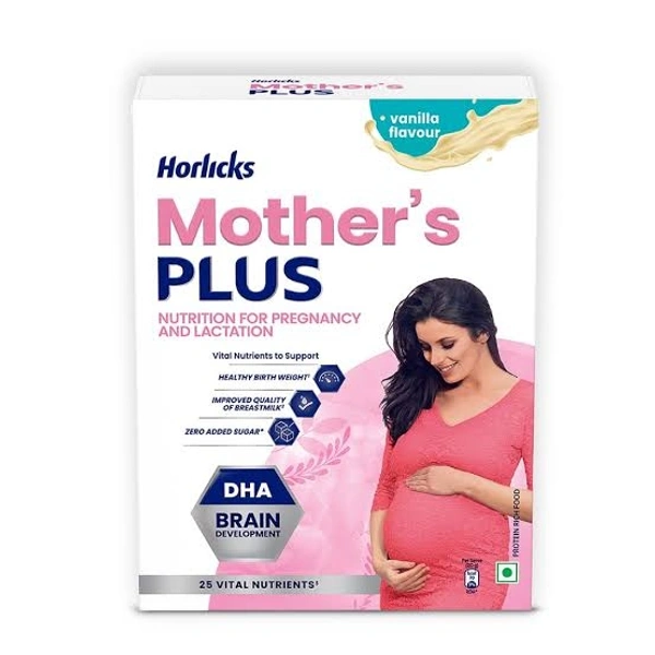 Horlicks Mother's Plus Nutrition For Pregnancy And Lactation Vanilla Flavour  - 200g(Packet)