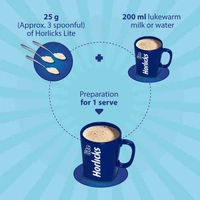 Horlicks Lite  Nourishment For Active Adults Badam Flavour  - 450g(Packet)