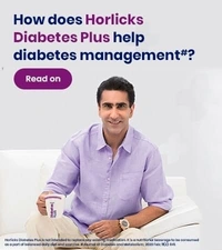 Horlicks Diabetes Plus Helps Managing Blood Sugar For Men& Women Vanilla Flavour  - 200g