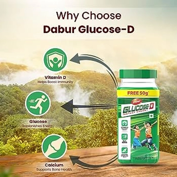 Dabur Glucose-D Instant Energy - 250g(Jar)