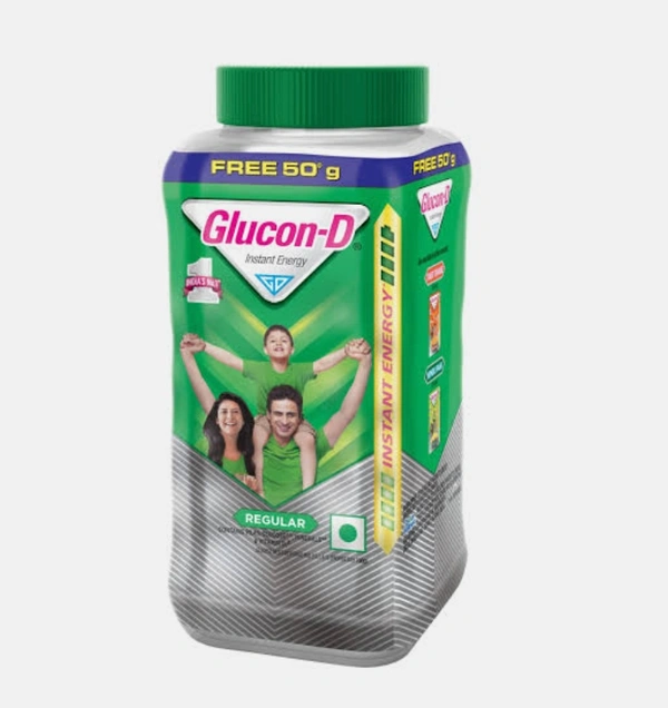 Glucon-D Instant Energy Regular - 200g+50g(Free)