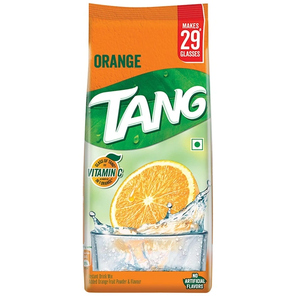 Tang Vitamin-C Enriched Instant Drink Mix Orange Flavour  - 500g(Packet)
