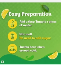Tang Vitamin-C Enriched Instant Drink Mix Lemon Flavour - 500g(Packet)