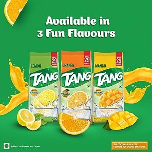 Tang Vitamin-C Enriched Instant Drink Mix Lemon Flavour - 500g(Packet)
