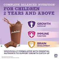 PediaSure Health and Nutrition Drink Powder for Kids Growth Premium Chocolate Flavour  - 400g