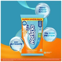 Horlicks Lite Nourishment For Active Adults Regular Malt Flavour Pouch - 400g