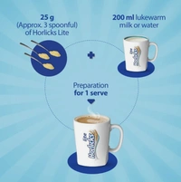 Horlicks Lite Nourishment For Active Adults Regular Malt Flavour Pouch - 400g