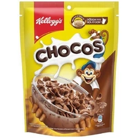 Kellogg's Chocos, with Protein & Fibre of 1 Roti* in Each Bowl**, High in Calcium & Protein, with 10 Essential Vitamins & Minerals, Breakfast Cereals  - 250g