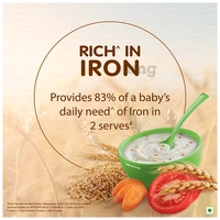 Nestle Cerelac Baby Cereal with Milk , Wheat - Rice Mixed Veg , From 10 to 24 Months , Stage 3, Source of Iron & Protein - 300g