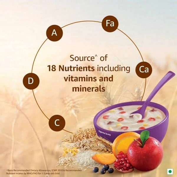 Nestle Cerelac Baby Cereal with Milk , 5 Grains & Fruits ,Stage 5, From 18 to 24 Months , Source of Iron & Protein - 300g