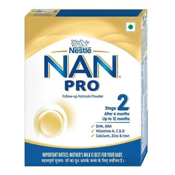 Nestle NAN PRO 2 Follow-up Formula Powder - After 6 months, Stage 2 - 400g