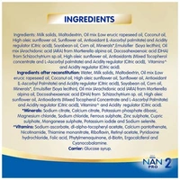 Nestle NAN PRO 2 Follow-up Formula Powder - After 6 months, Stage 2 - 400g