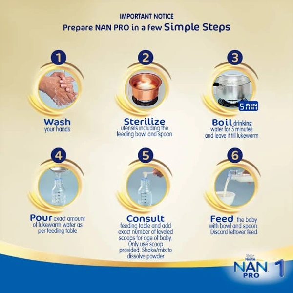 Nestle NAN PRO 3 Follow-Up Formula-Powder (After 12 months), Stage 3 - 400g