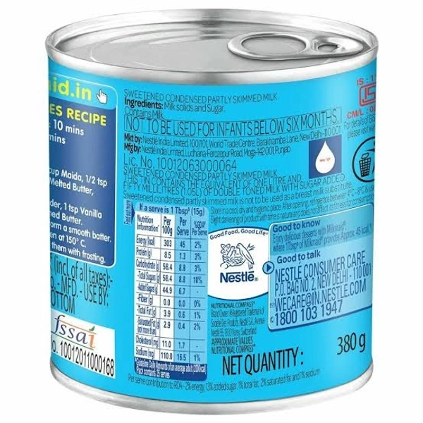 Nestle Milkmaid Tin  - 380g/400g