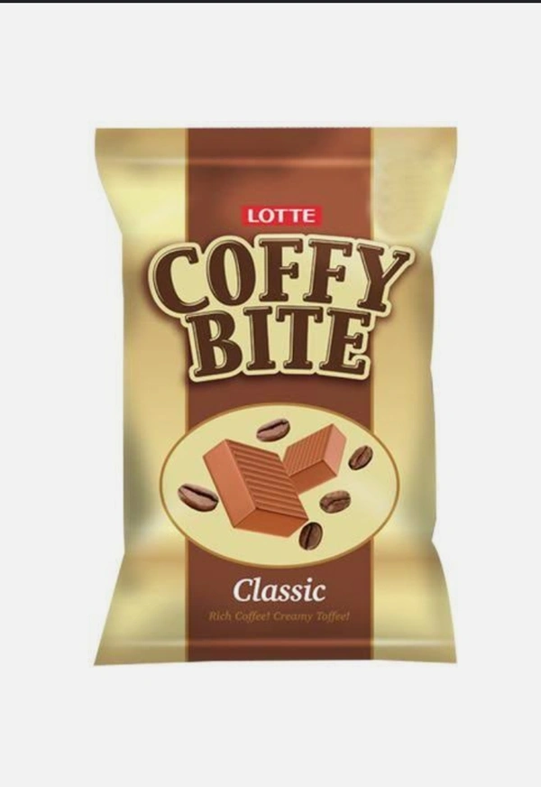 Lotte Coffy Bite Classic Rich Coffee! Creamy Toffee! - 100rs