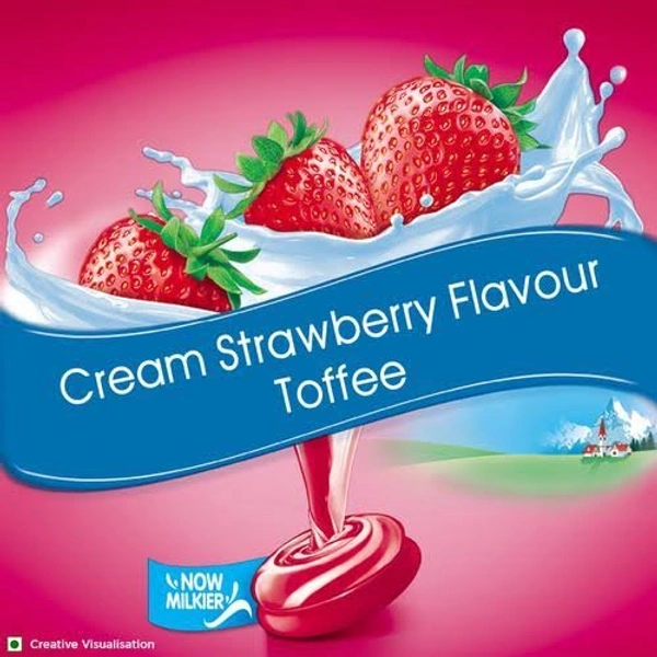 Alpenliebe Gold, Cream Strawberry Candy Pouch - 100rs